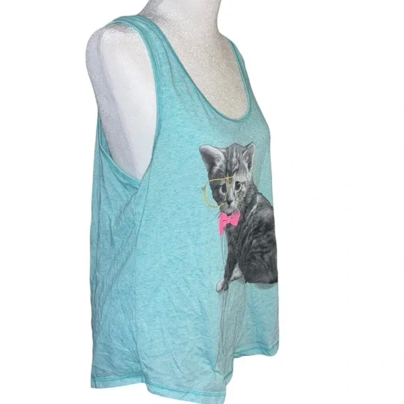 Kitty with bow tie tank top - Picture 2 of 4